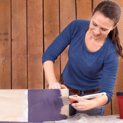painting the cabinet