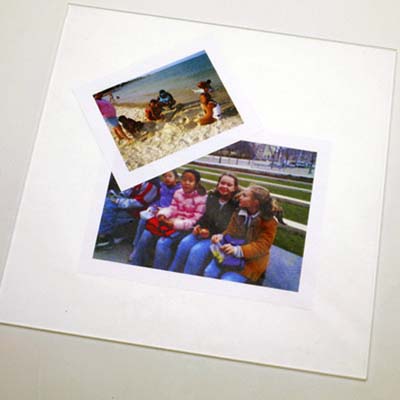 Plexiglass photo display panel ideas