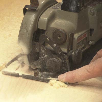 Cut sides to width with circular saw