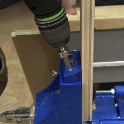 Drill pilot holes
