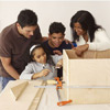 nailing a plywood box together