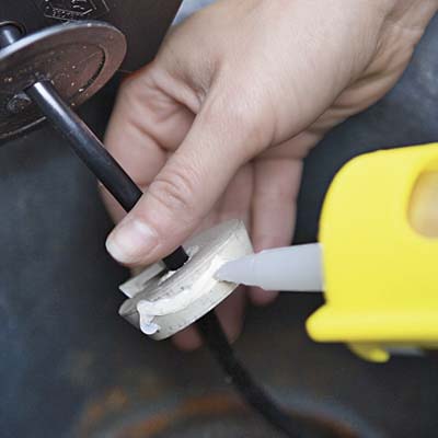 Step 3: Caulk edges
