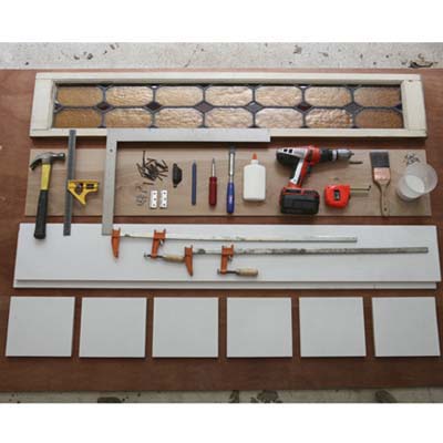 Cut the cabinet's preprimed sides