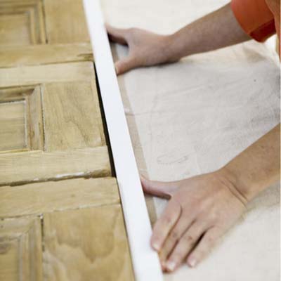 aligning shutters to make screen door