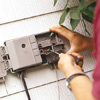 Securing the wires at the interface