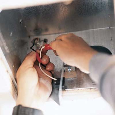 Exhaust  Bathroom on Wire Connections   How To Install A Bathroom Vent Fan   This Old House