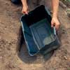 set the fountain basin and conduit