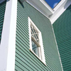 Siding beside windows