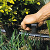 Installing the ground stakes