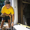 Tom silva installing a window