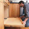 Installing the shelf