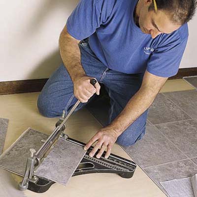 Vinyl Floor Tiles Cutting Vinyl Floor Tiles