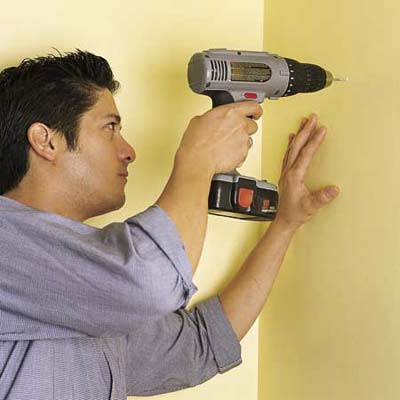 installing wall-mounted shelves