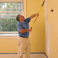 painting a room