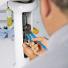 attaching the trap of a pedestal sink
