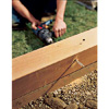 Drilling weep holes into the bed's walls.