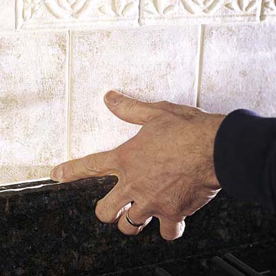 How To Install Tile Backsplash In A Corner