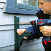 installing the top screw of the window box bracket