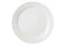 Dinner plate with flat center