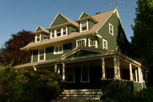 the Newton house project before renovation begins