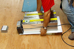 installing a whole house fan in the attic