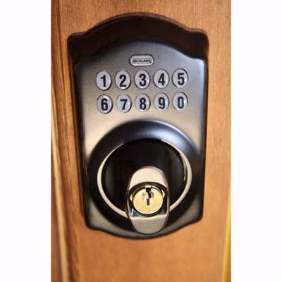 Schlage password-protected door lock