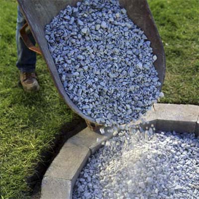 Fill the Fire Pit with Gravel