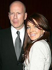 Lohan: Hurt Ankle, And Not Dating Bruce - Bruce Willis, Lindsay Lohan ...