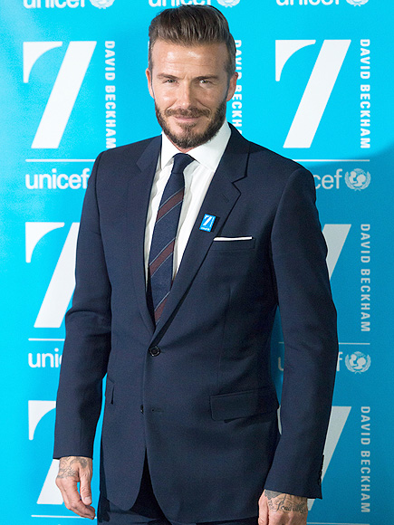 David Beckham Involves His Children in New UNICEF Charity Project ...