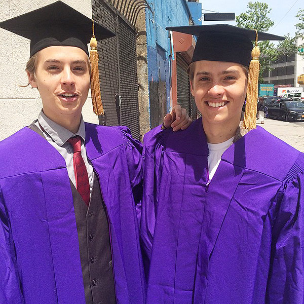 Dylan Sprouse, Cole Sprouse Pull Twin Trick at College Graduation ...