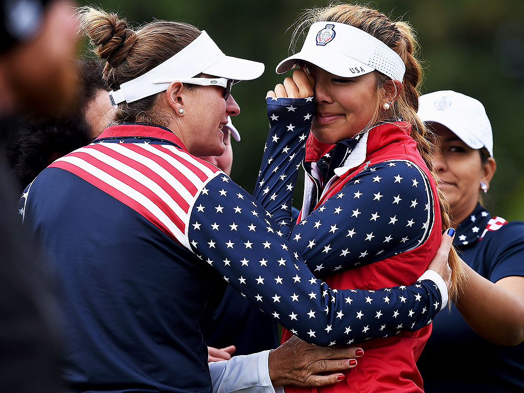 Alison Lee, Charley Hull in Tears After Putting Decision During Solheim ...