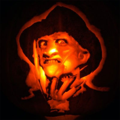 Jack Earle Haley as Freddy Krueger | 39 Best Pumpkin Carvings of Famous ...