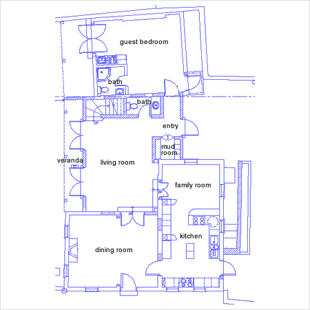 Floor Plans & House Elevations | The Bermuda House | This Old House TV ...